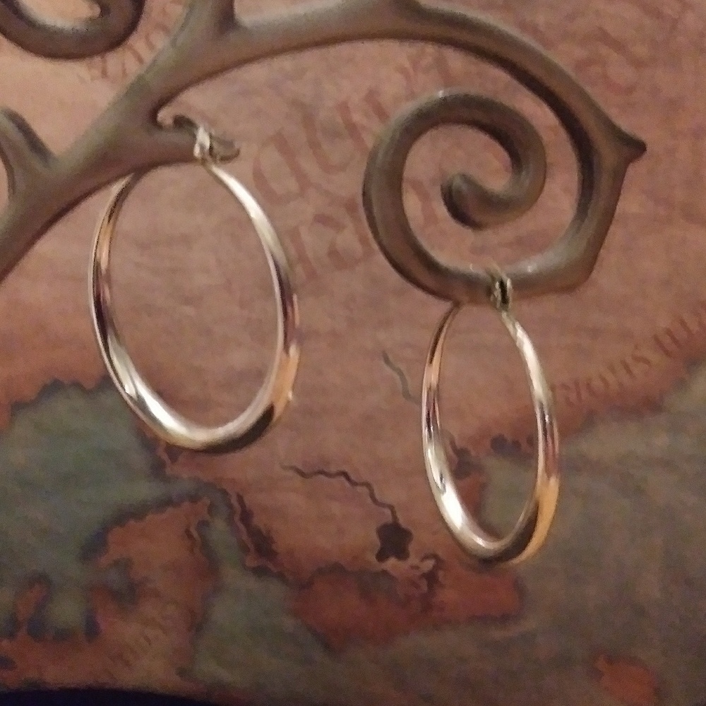 Sterling Silver Hoops